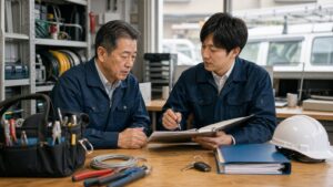上井草の電気工事会社を有資格者と協力会社網ごと承継した匿名モデル事例のアイキャッチ画像