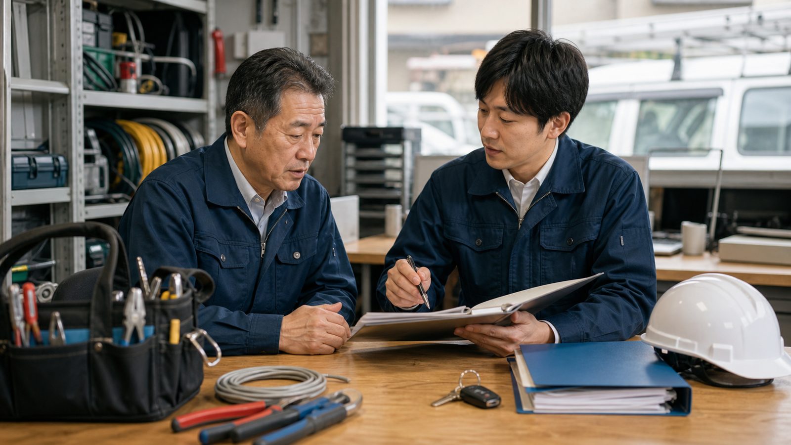 上井草の電気工事会社を有資格者と協力会社網ごと承継した匿名モデル事例のアイキャッチ画像